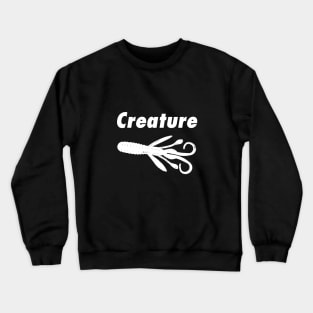 Creature tacklebox design white Crewneck Sweatshirt